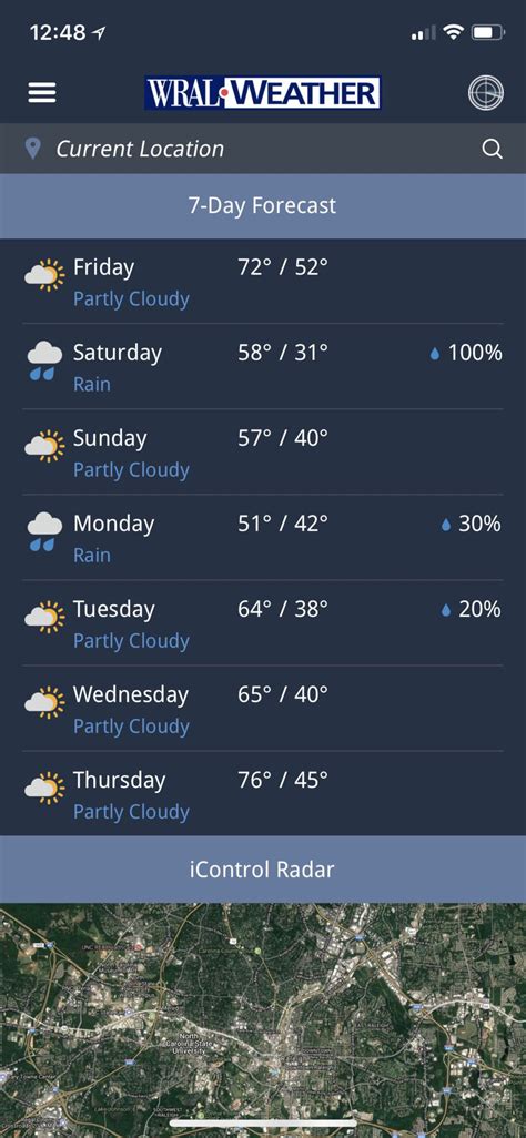 wral weather